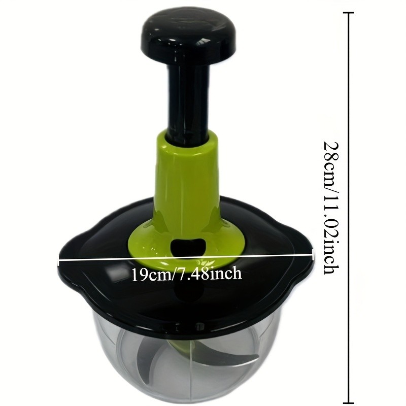 WIEZ Manual Meat & Vegetable Grinder Heavy-Duty Non-Electric Portable Grinder for Home, Camping & Small Kitchens