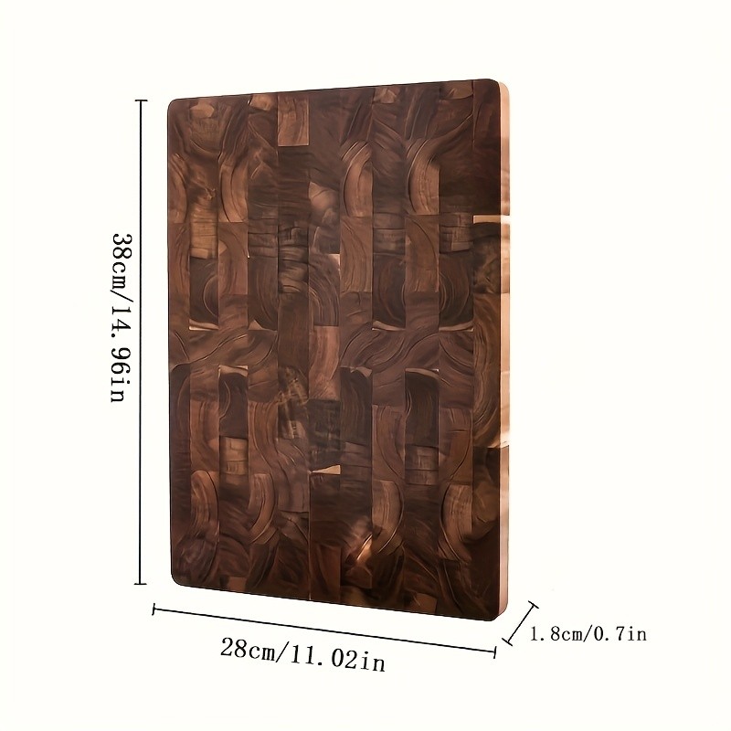 WIEZ Large Acacia Wood Cutting Board  Premium Double-Sided Butcher Board for Meat, Vegetables & Fruit Prep