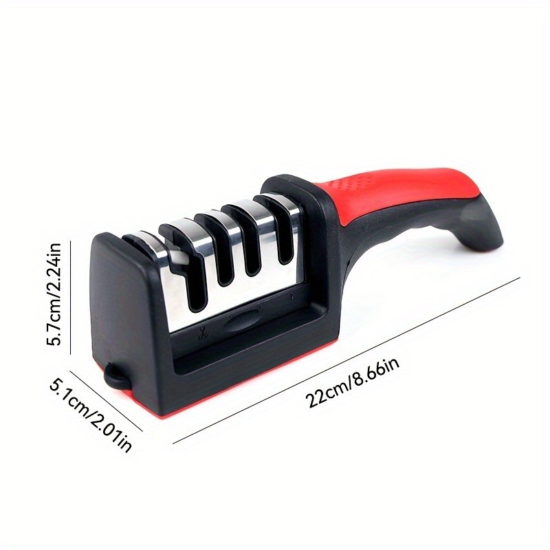LDQ 4-Stage Professional Knife Sharpener  Tungsten, Diamond & Ceramic System for Fast, Long-Lasting Precision