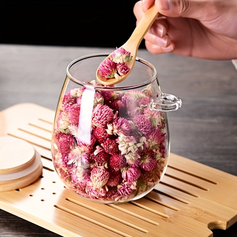 LDQ Airtight Glass Storage Jar with Spoon Premium Jar Set for Coffee, Sugar, Tea, Salt, Candy & Spices