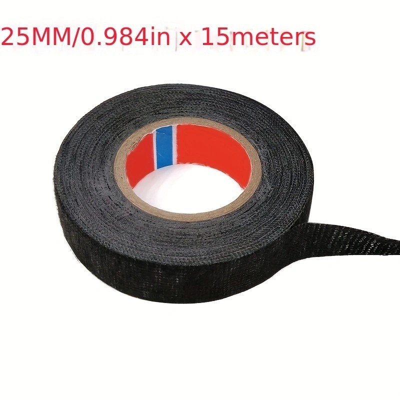 LDQ Heat-Resistant Electrical Tape  Durable Adhesive Cloth for Cable Management, Wiring Harnesses & Loom Organization