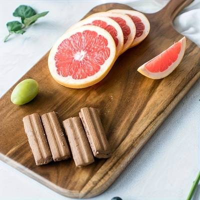 KEMORELA Wooden Cutting Boards with Handles  1/2/6pcs Premium Serving & Charcuterie Trays
