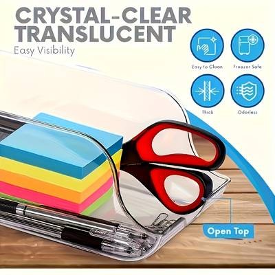 Awaoko 3pcs Pull-Top Acrylic Can Storage Boxes  Transparent Fridge Organizer Bins