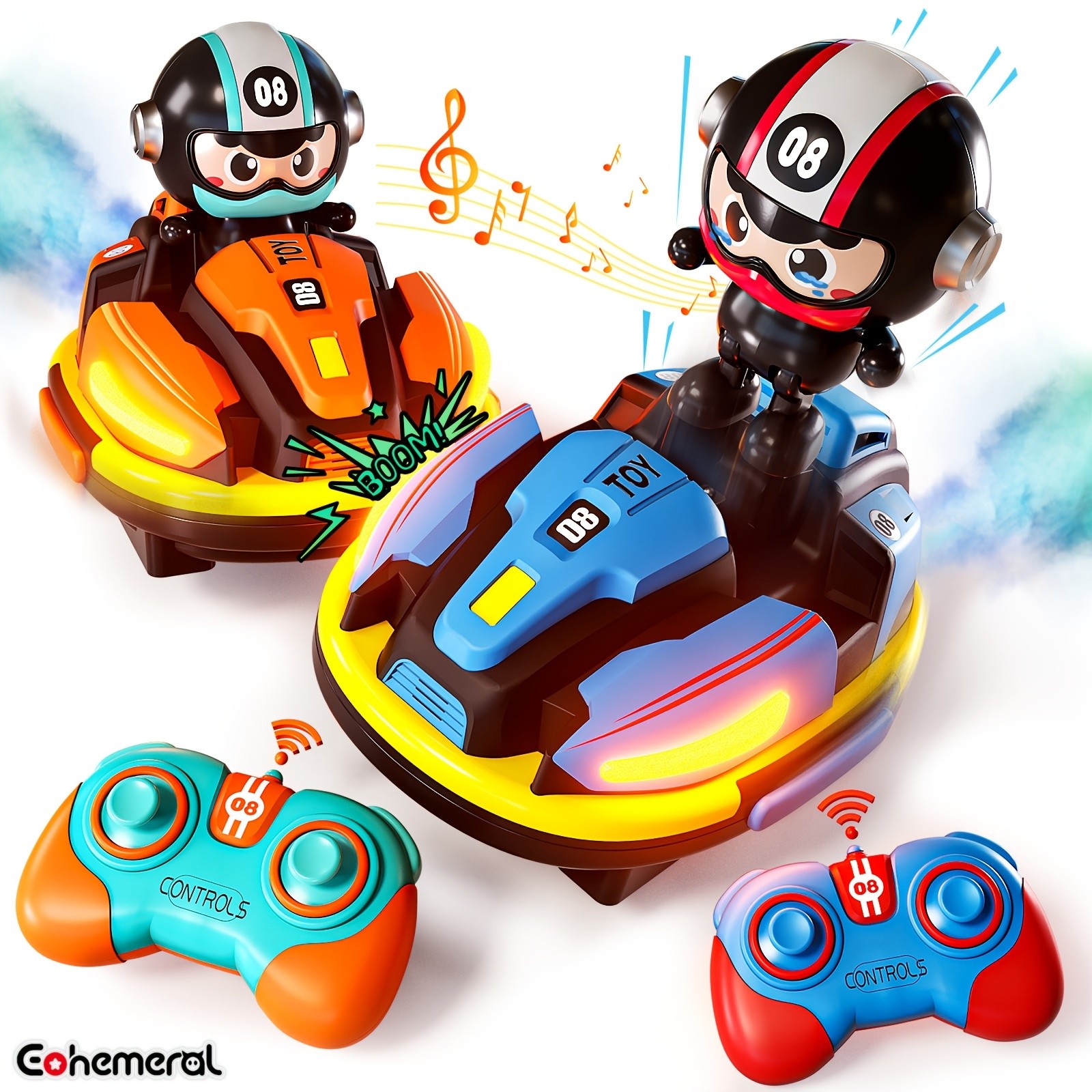 EOHEMERAL REMOTE CONTROL CAR  DRIFT STUNT BUMPER RACING KART