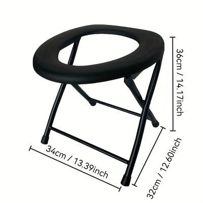 NLDD Foldable Portable Toilet  Lightweight PP Toilet for Outdoor, Travel & Emergency Use