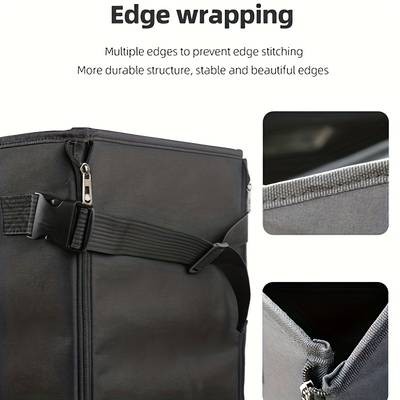 YIMUWN Brompton Folding Bike Storage Box Waterproof Nylon Car Trunk Organizer (606030 cm)