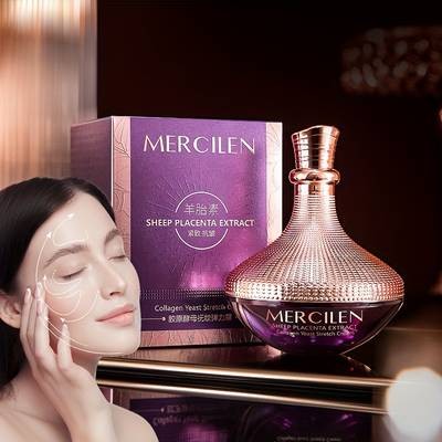 MERCILEN Sheep Placenta Collagen Moisturizing Cream (50g) Deep Hydration & Smoother-Looking Skin