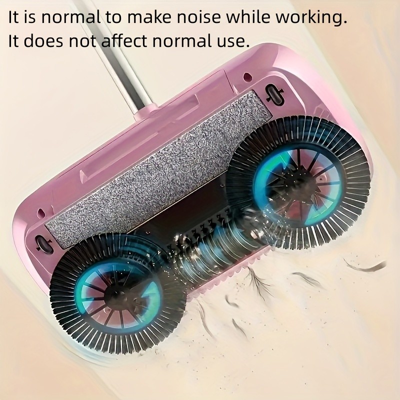 LDQ 2-in-1 Handheld Sweeper & Mop Combo Automatic Push Broom with Dustpan for Effortless NZ Floor Cleaning