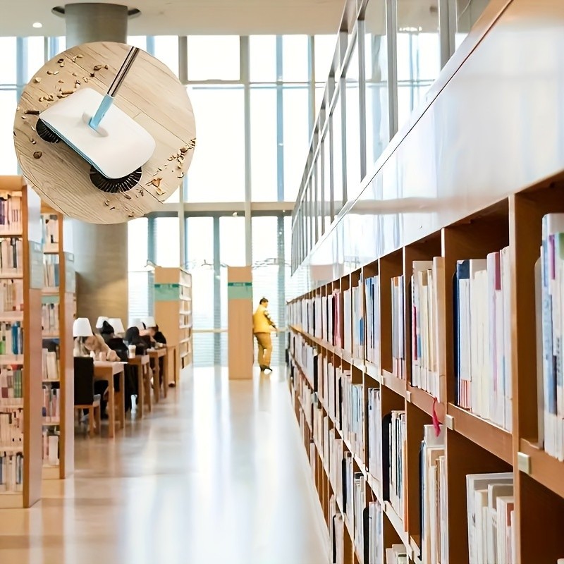 LDQ 2-in-1 Handheld Sweeper & Mop Combo Automatic Push Broom with Dustpan for Effortless NZ Floor Cleaning