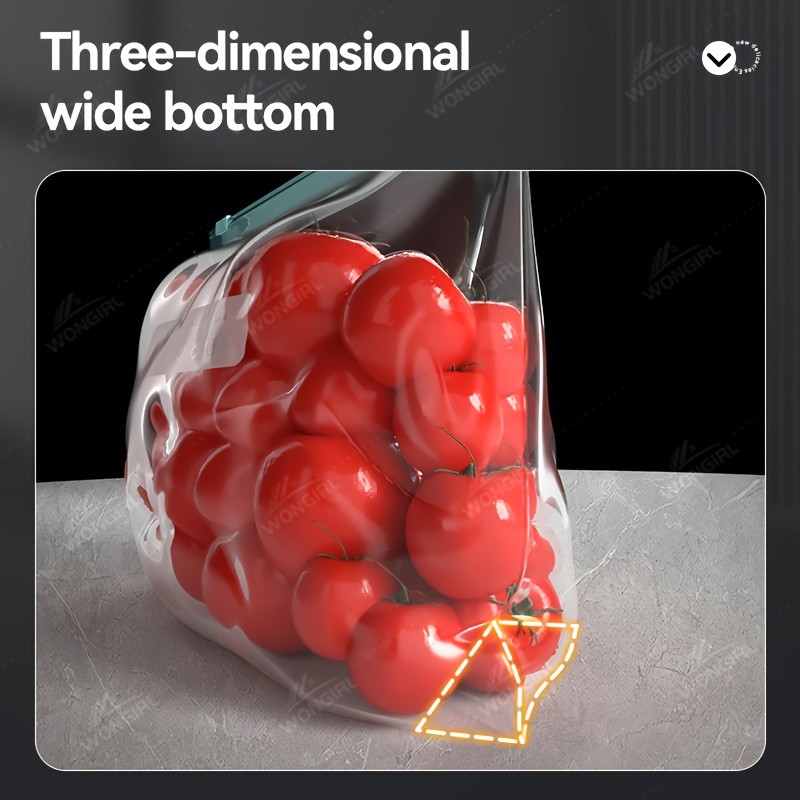 LDQ 60pcs Leak-Proof Food Storage Bag Set  Reusable Multi-Size Kitchen Organisers for Fresher NZ Ingredients