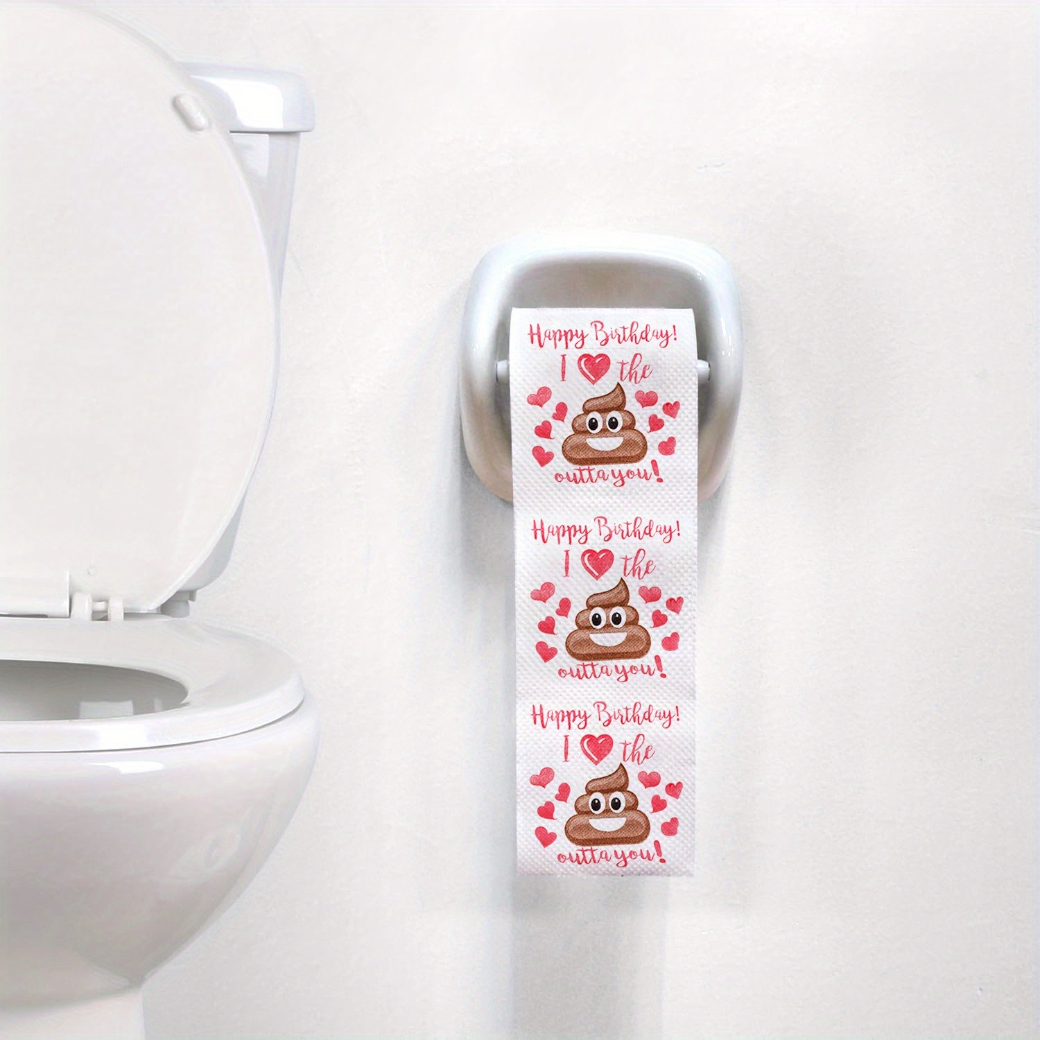 MCMLS Happy Birthday Prank Toilet Paper Roll  Hilarious Gag Gift & Festive Bathroom Dcor for NZ Celebrations