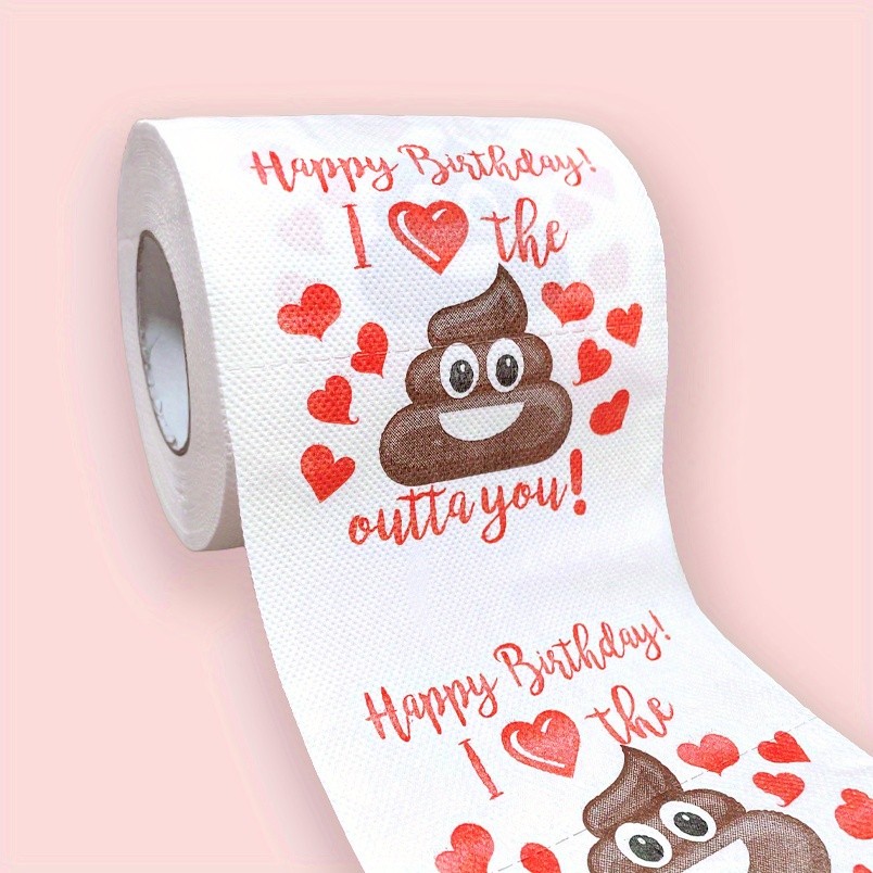 MCMLS Happy Birthday Prank Toilet Paper Roll  Hilarious Gag Gift & Festive Bathroom Dcor for NZ Celebrations