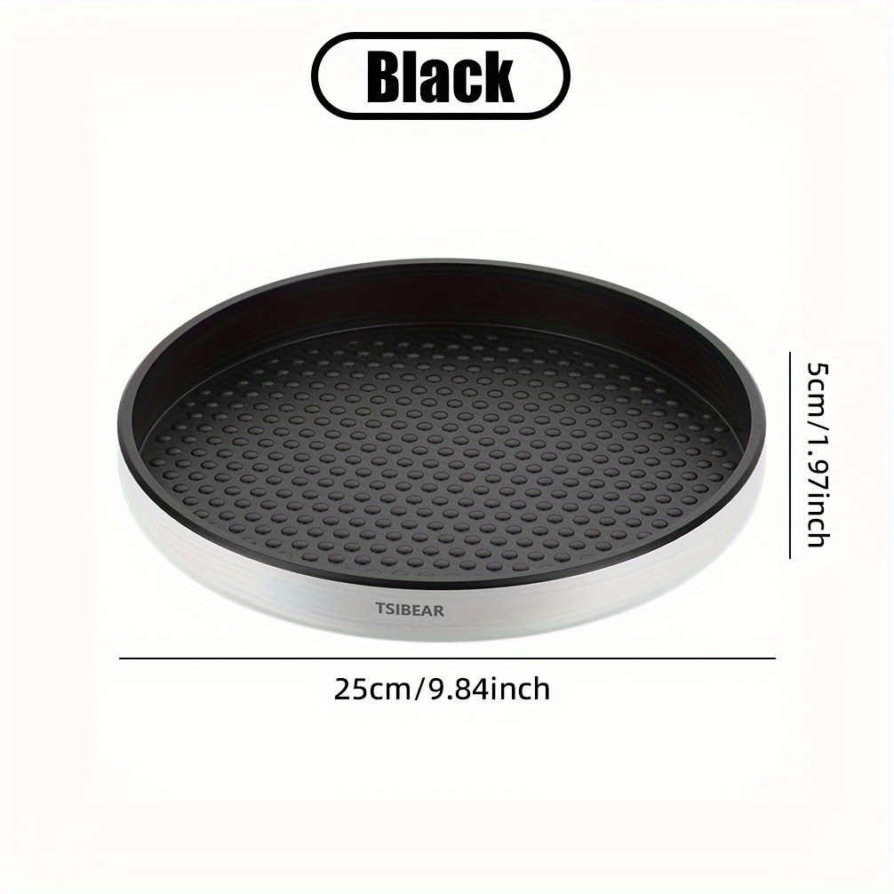 MCMLS 360 Rotating Storage Organizer  Space-Saving 10-Inch Multi-Purpose Spinning Tray for NZ Kitchens & Pantries