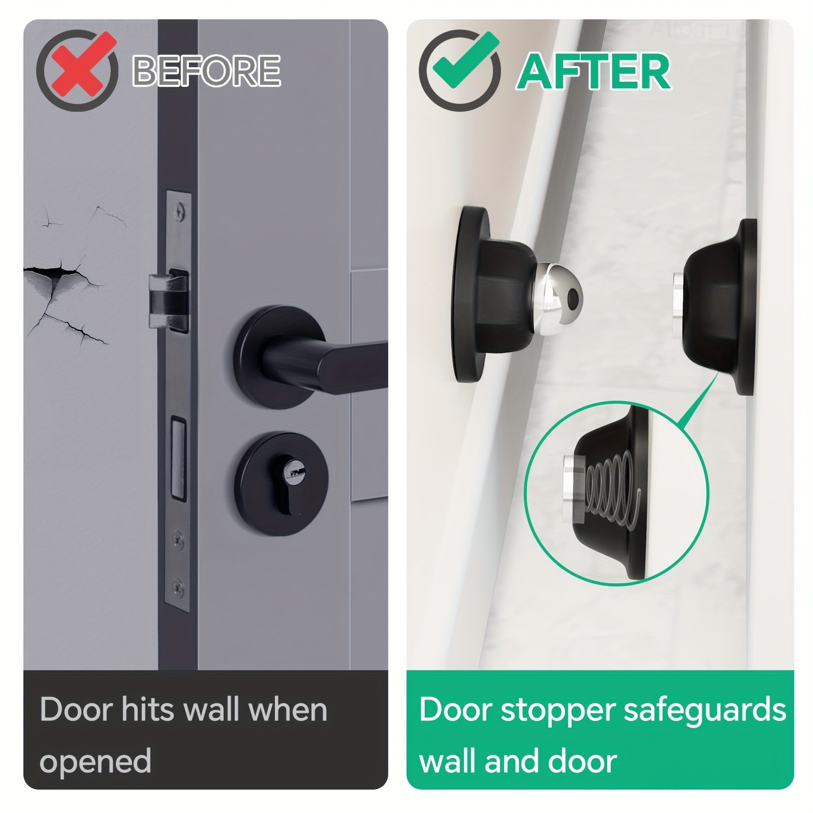 MCMLS Heavy-Duty Magnetic RV Door Holder  Anti-Collision, Non-Slip Door Stopper for NZ Campers, Motorhomes & Indoor Use