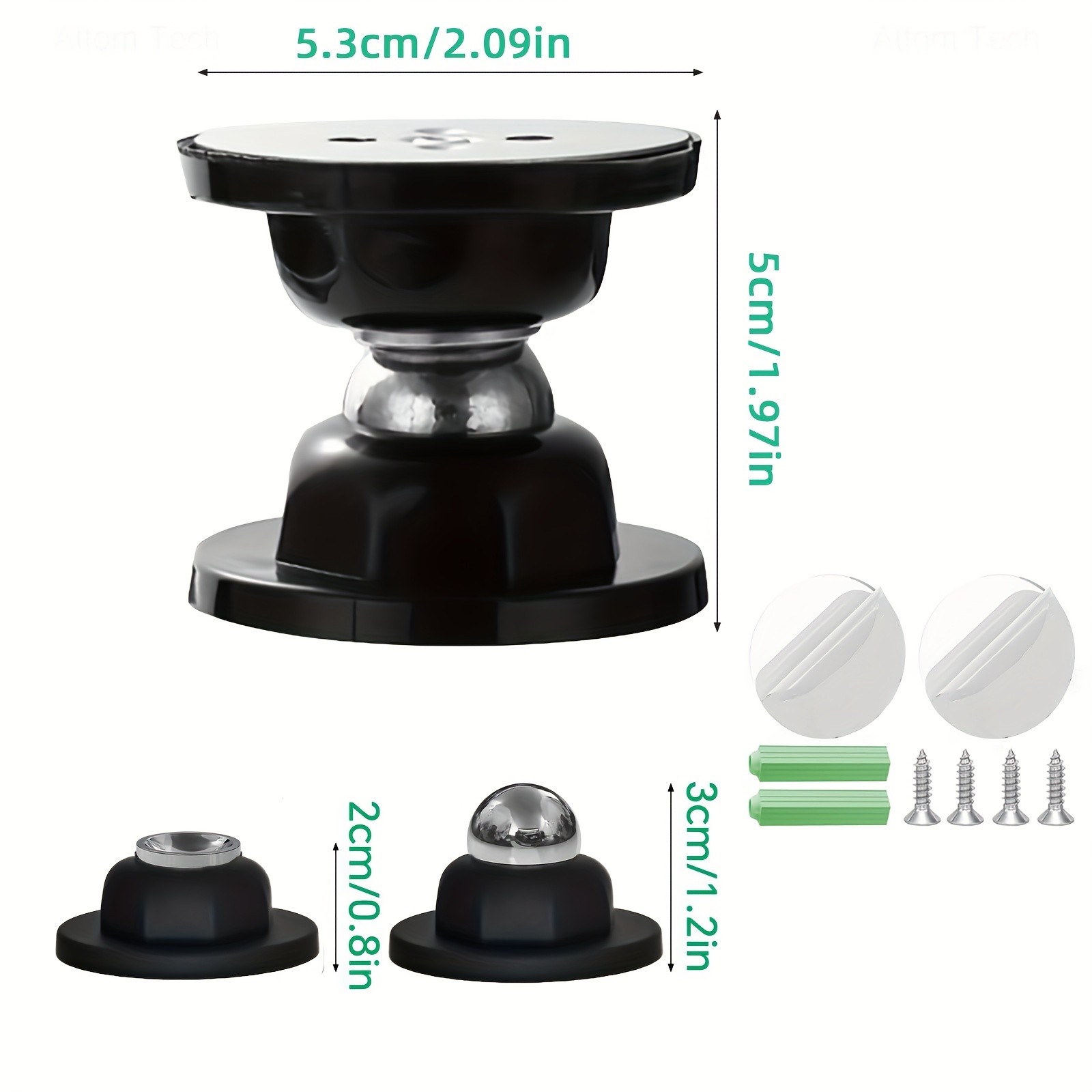 MCMLS Heavy-Duty Magnetic RV Door Holder  Anti-Collision, Non-Slip Door Stopper for NZ Campers, Motorhomes & Indoor Use