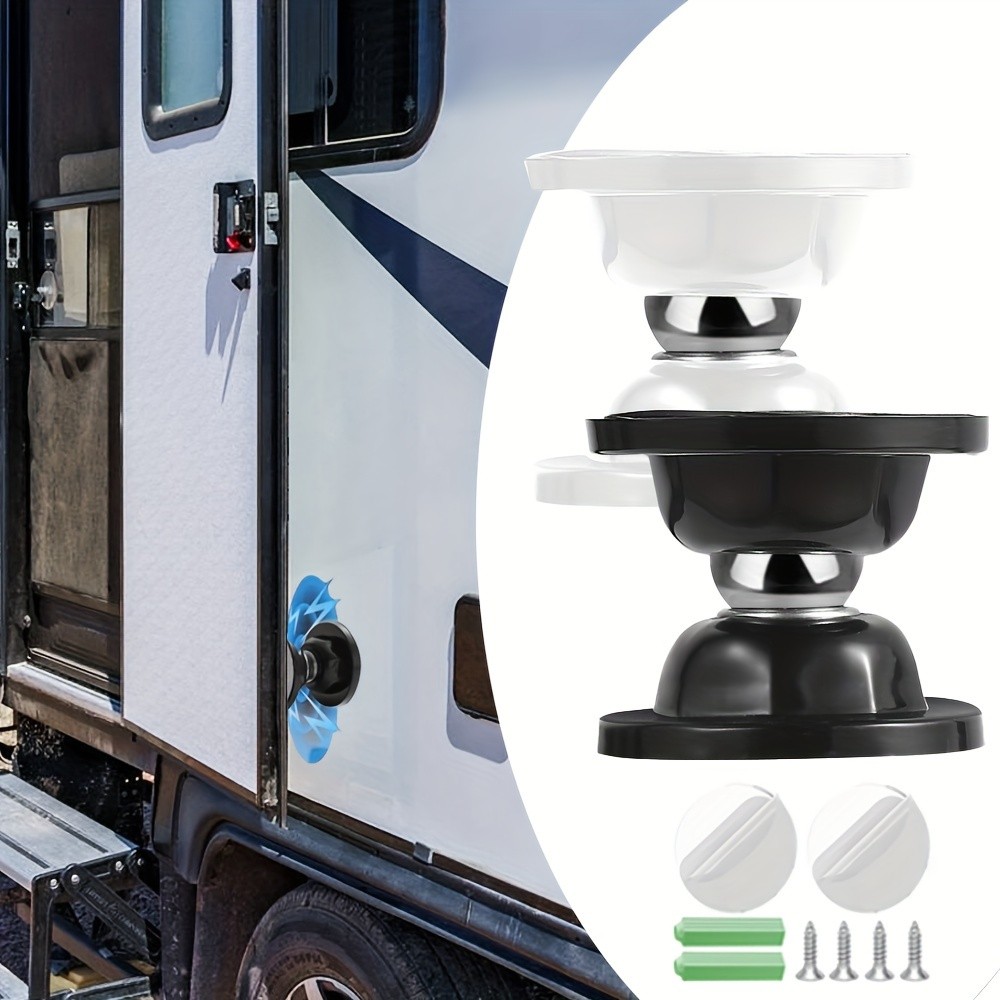MCMLS Heavy-Duty Magnetic RV Door Holder  Anti-Collision, Non-Slip Door Stopper for NZ Campers, Motorhomes & Indoor Use