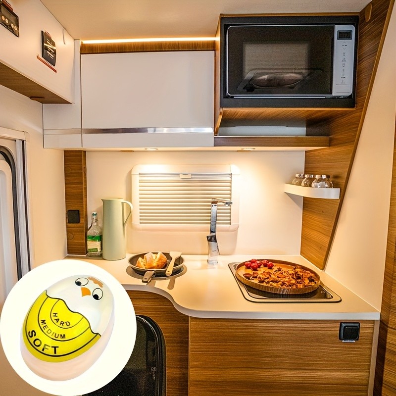 YUHUPHYLLIC Changing Egg Timer & Boiled Egg Holder  Easy-to-Read Timer for Perfect NZ Soft & Hard Boiled Eggs