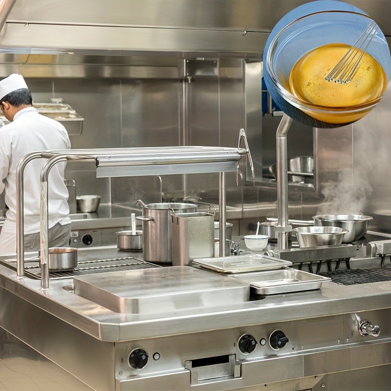 YUHUPHYLLIC 25.4cm Stainless Steel Bead Whisk  Handheld Egg, Cream & Sauce Whisk for NZ Kitchens