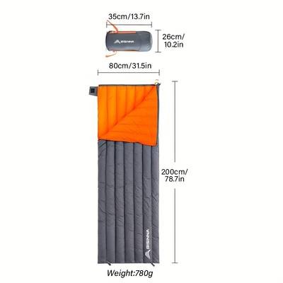 BISINNA Ultralight Down Sleeping Bag  90% Down Insulation for Winter Warmth