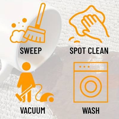 Modern Minimalist Living Room & Hallway Runner Mat  Soft, Comfortable & Machine Washable