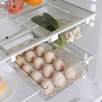 FARIDABIO 2pcs Refrigerator Storage Box  Wall Hanging, Space-Saving Food Storage Organizer