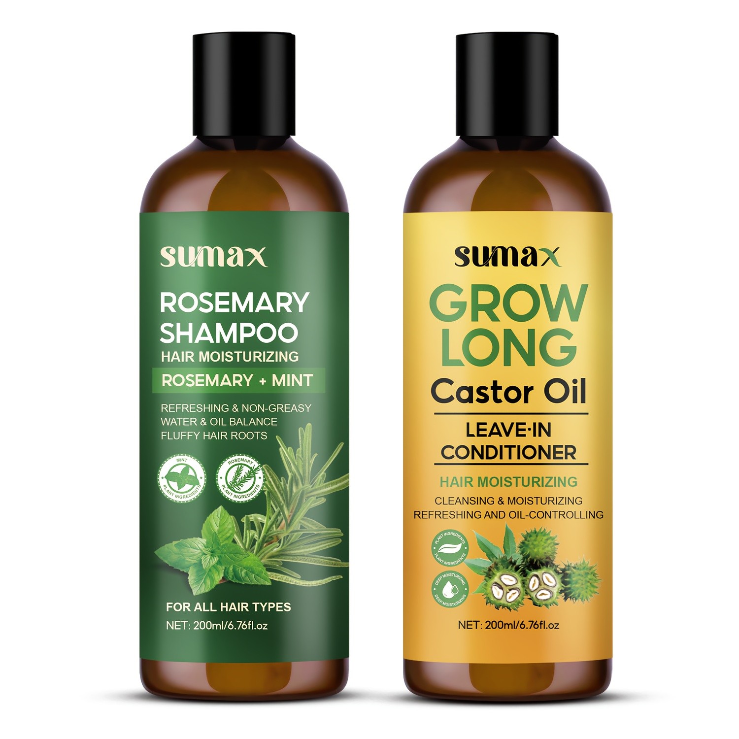 SUMAX Rosemary Hair Shampoo and Conditioner Set