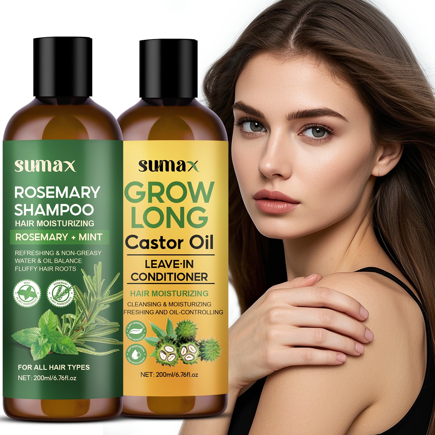 SUMAX Rosemary Hair Shampoo and Conditioner Set