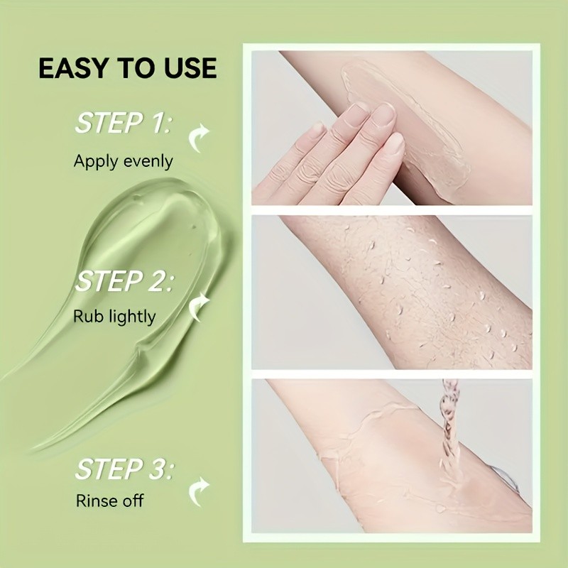 Exfoliating Scrub Gel Deep Cleansing, Moisturizing, and Gentle Exfoliation for Face, Hands, and Feet