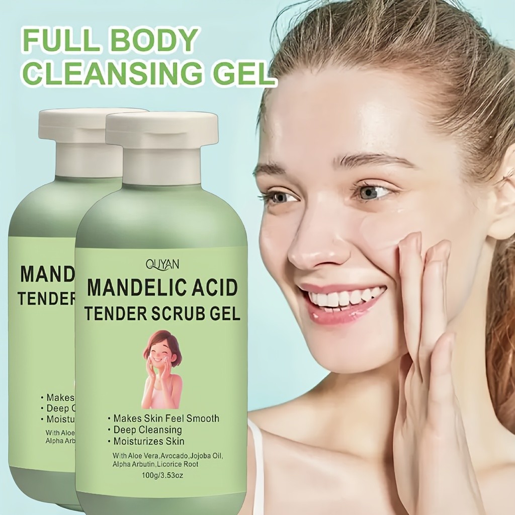 Exfoliating Scrub Gel Deep Cleansing, Moisturizing, and Gentle Exfoliation for Face, Hands, and Feet