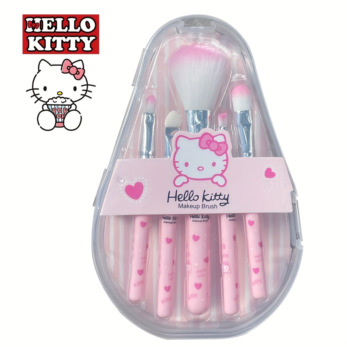 5pcs Hello Kitty Makeup Brush Set