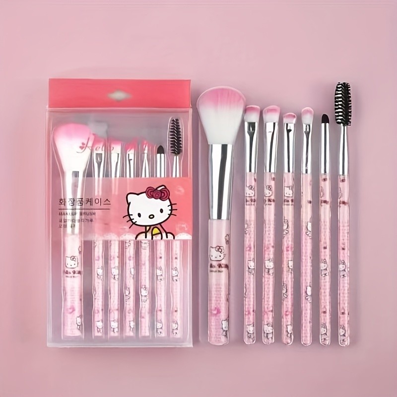 Sanrio Hello Kitty 7pcs Makeup Brush Set