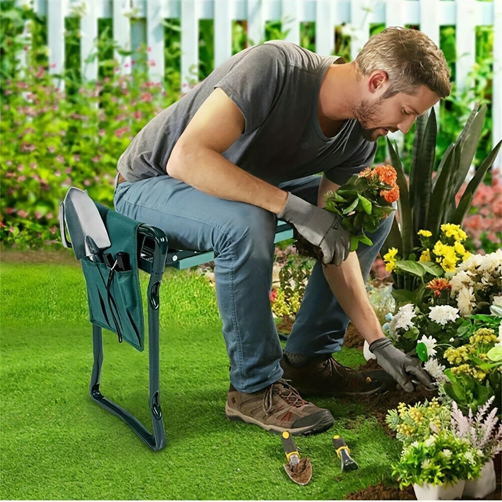 wisfor Foldable Garden Kneeler Seat Comfort and Durability for Your Outdoor Gardening Needs