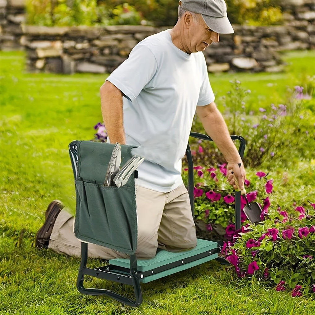 wisfor Foldable Garden Kneeler Seat Comfort and Durability for Your Outdoor Gardening Needs