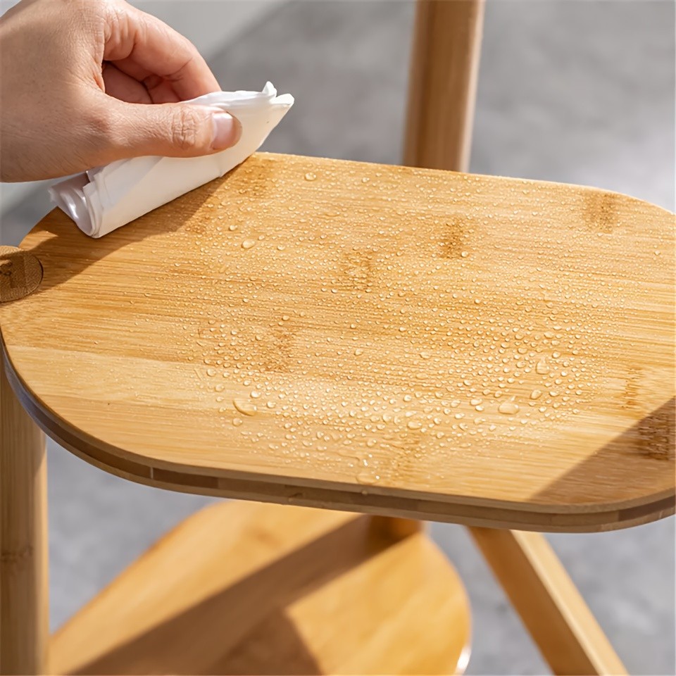 wisfor 3-Tier Bamboo Corner Plant Stand  Space-Saving and Stylish Solution for Indoor and Outdoor Use