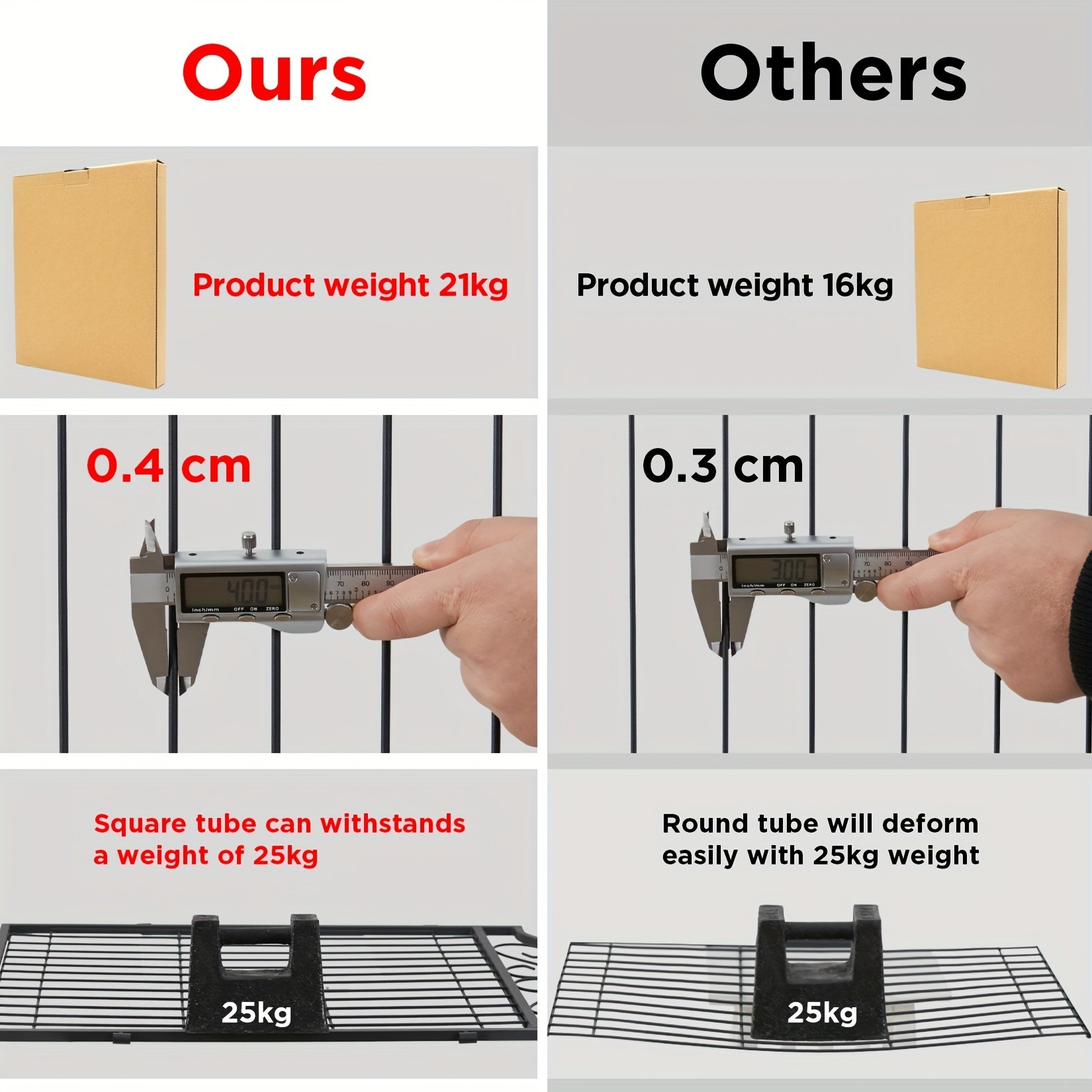 wisfor Heavy Duty Metal Dog Panel Pet Playpen  Durable and Foldable Fence for Dogs