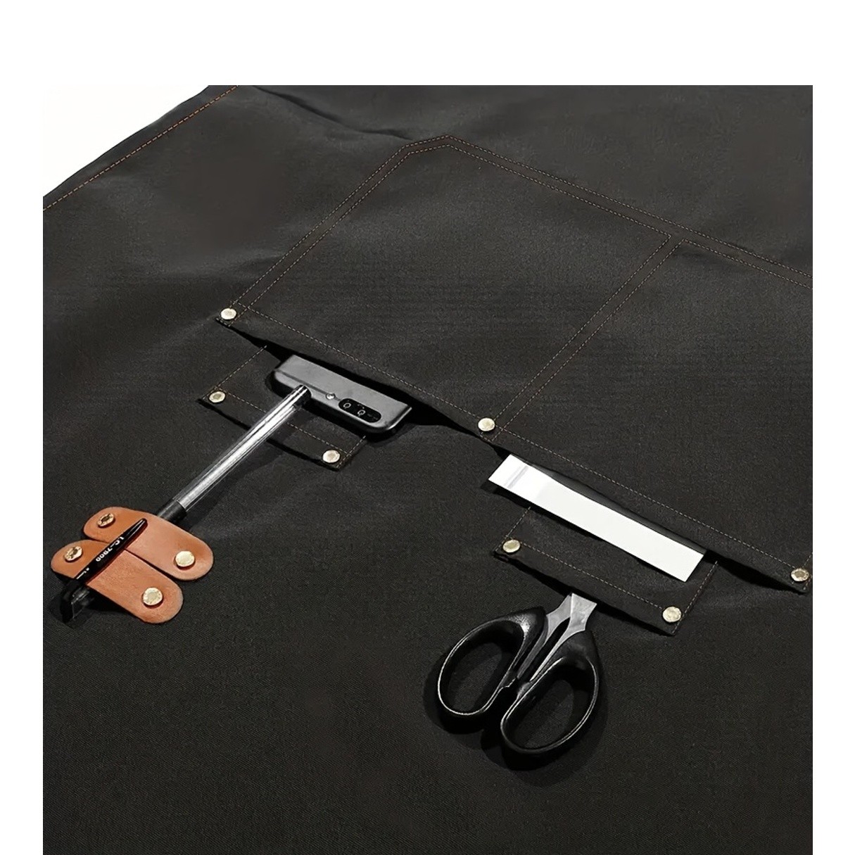 FARIDABIO Stylish Polyester Apron  Comfortable and Practical Apron for Men and Women