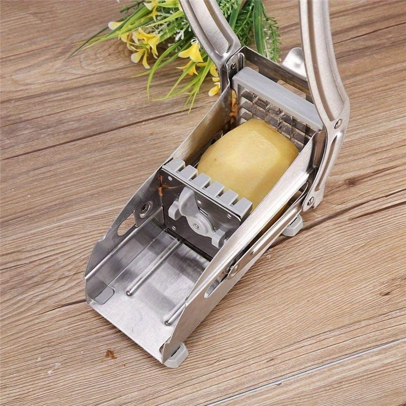 FARIDABIO Stainless Steel Fruit Cutting Machine  Manual French Fry Cutter and Vegetable Chopper