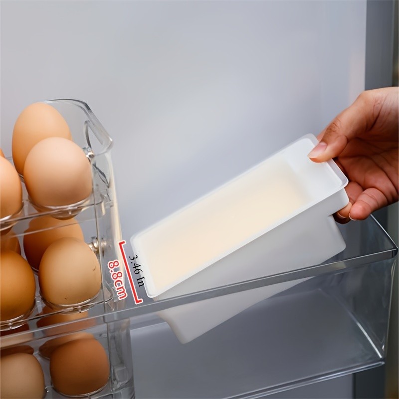 FARIDABIO Butter Crisper with Lid  Refrigerator Storage Box for Butter and Cheese