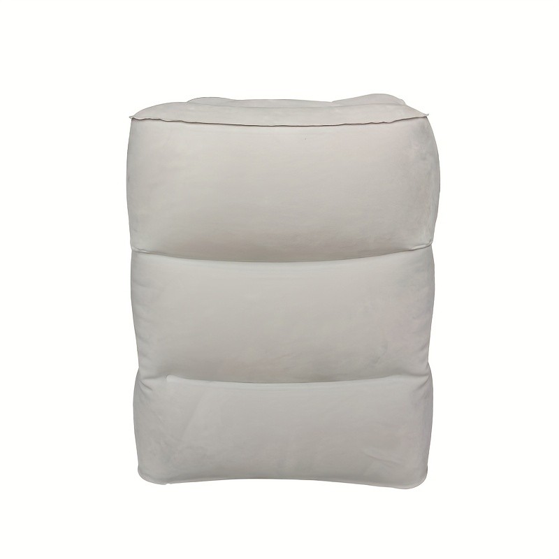 CAMEBUST Inflatable Foot Rest Cushion  Adjustable Travel Pillow for Cars, Trains, and Airplanes