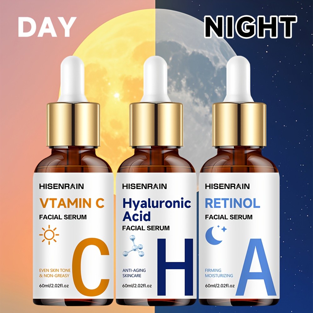 HISENRAIN Day & Night Serum Set