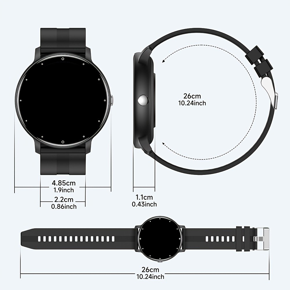 ERUN Smartwatch  All-in-One Sports and Fitness Tracker with Full Touchscreen