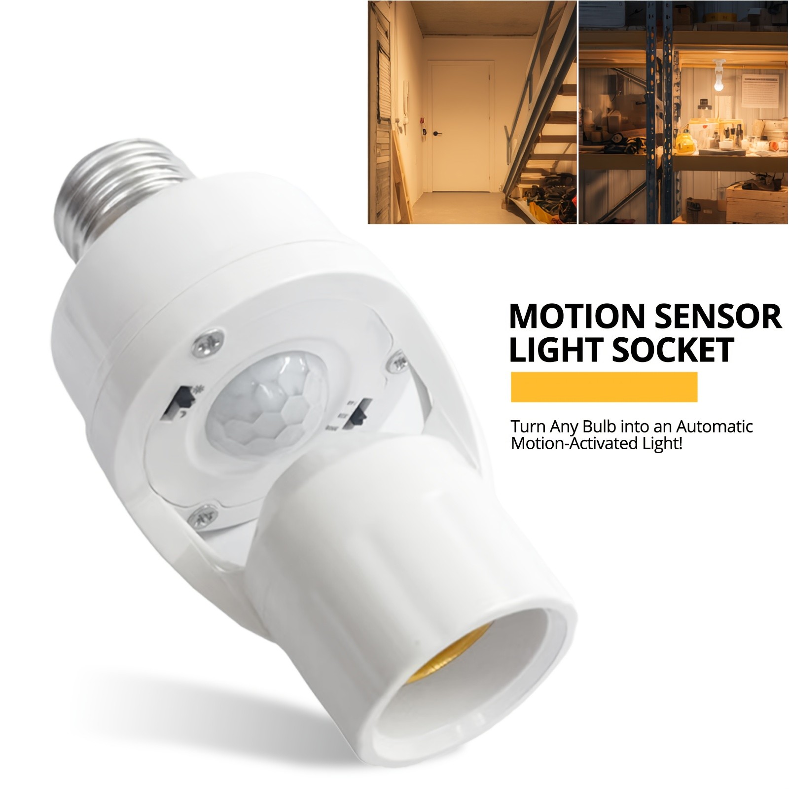 WELUVFIT PIR Motion Sensor Light Socket