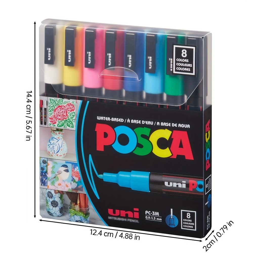 Posca Paint Markers 3M Fine with Reversible Tips
