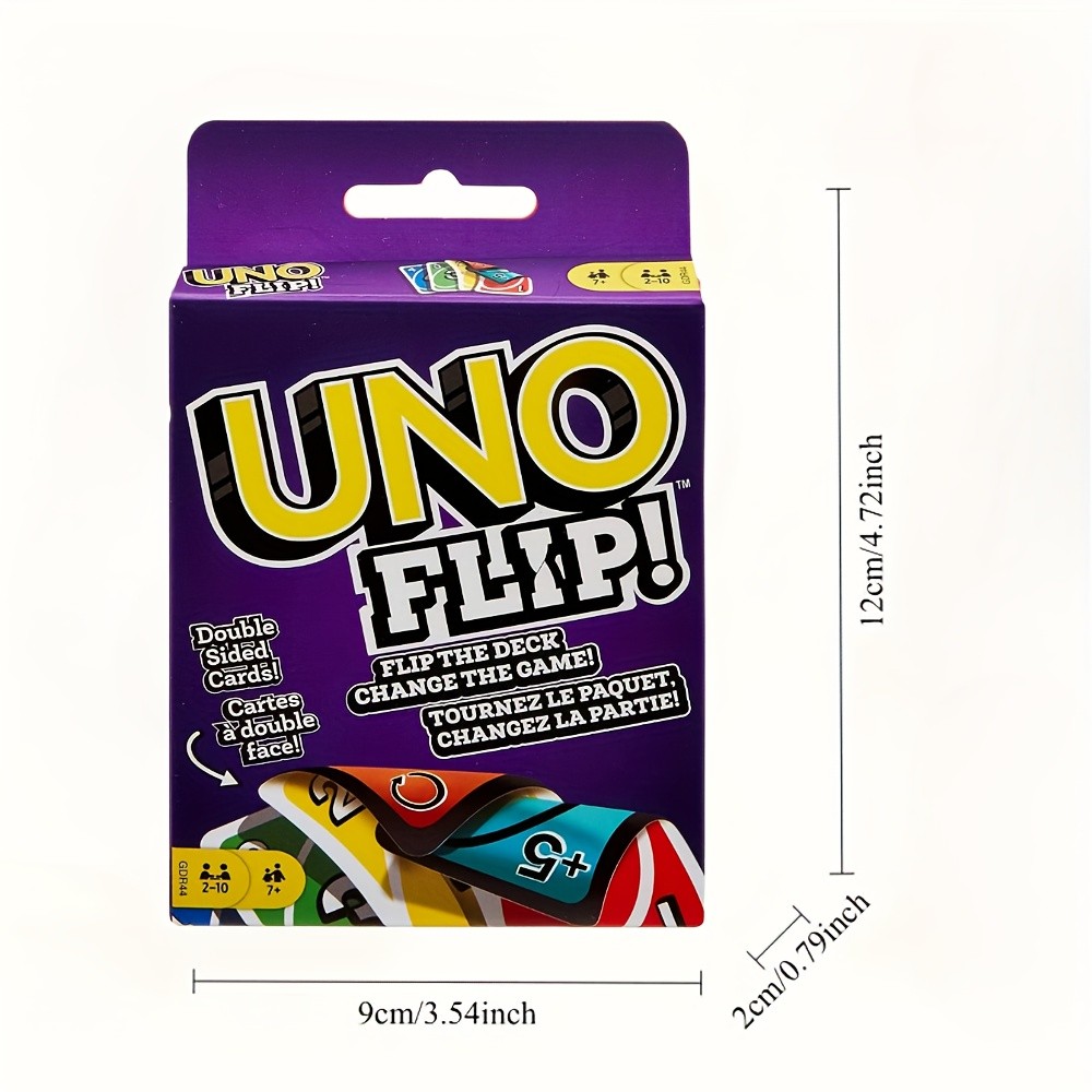 UNO Flip Playing Card Game Wild Card UNO Flip by Mattel Games