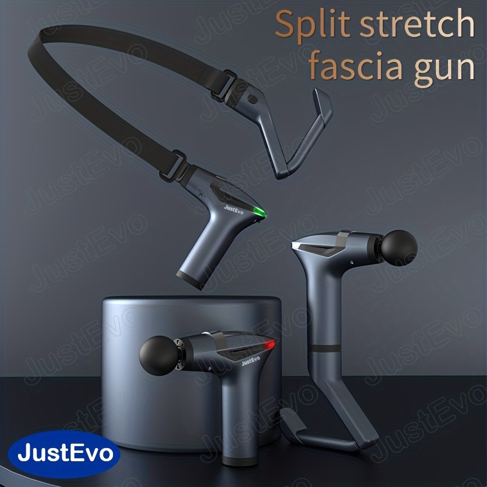 JUSTEVO Upgraded Multifunctional Electric Massage Gun  Versatile Relief for Post-Workout Recovery and Daily Use