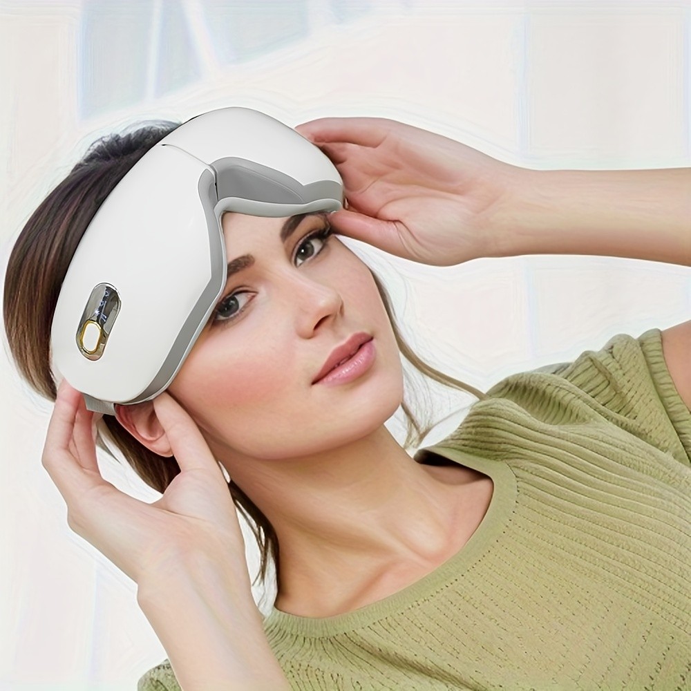 JUSTEVO New Eye Massager  Targeted Relief for Your Eyes, Perfect for Travel and Home Use