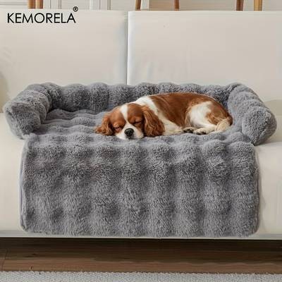 KEMORELA Luxury Plush Pet Mattress  Cozy and Soft Dog Bed for Medium and Small Dogs