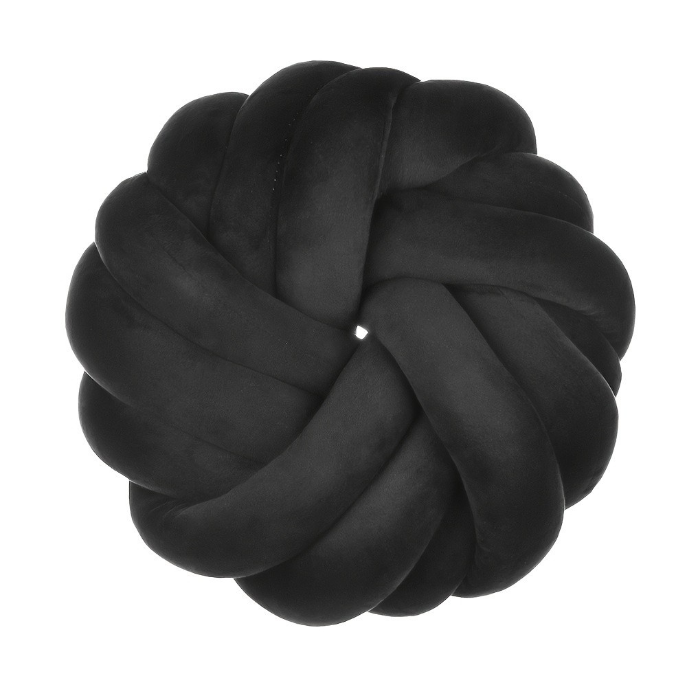 YLBKIKR Handmade Soft Plush Knot Throw Pillow Multi-Color Modern Minimalist Cushion for Sofa, Bed, and Chair Accent