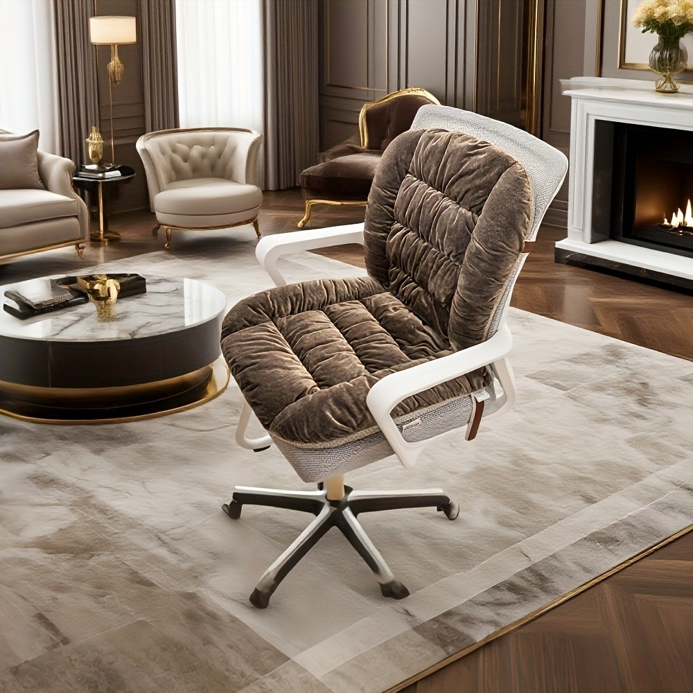 HAOZCL Ergonomic Seat Cushion with Backrest Support  Thick, Washable Comfort Pad for Car, Office, and Dining Chairs