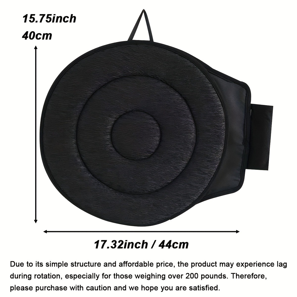 HAOZCL 360 Rotating Car Seat Cushion  Portable Anti-Slip Cushion with Easy Installation for Elderly, Pregnant, and Universal Use